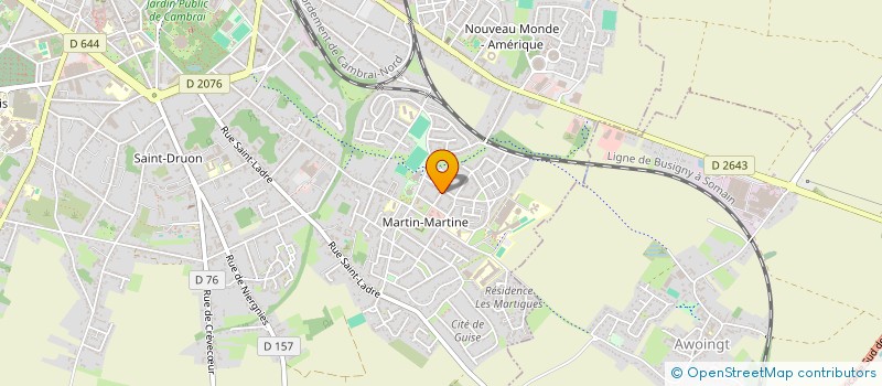 localisation de l'entreprise IMMOFIRST à CAMBRAI