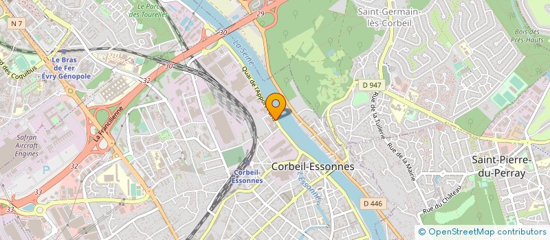 localisation de l'entreprise IMMOFIT à CORBEIL-ESSONNES