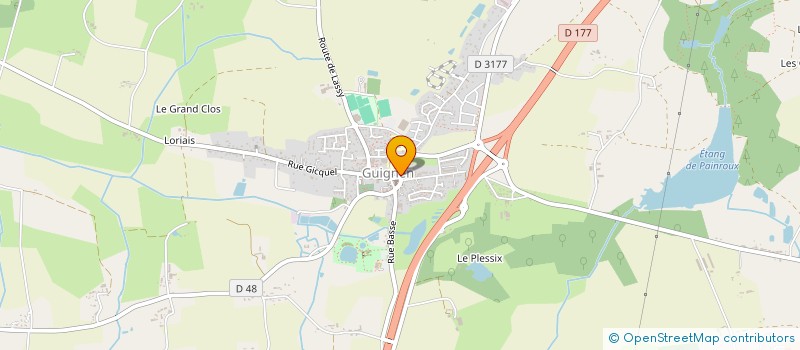 localisation de l'entreprise IMMOFIX  GUIGNEN