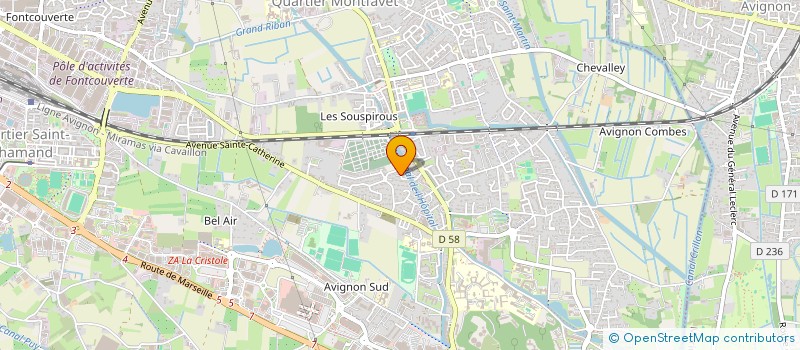 localisation de l'entreprise IMMOFIX  AVIGNON