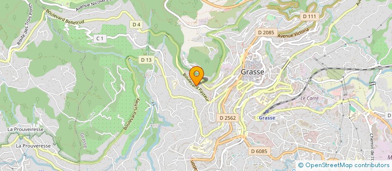 localisation de l'entreprise IMMOFLOR à GRASSE