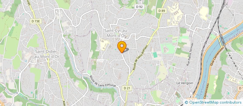 localisation de l'entreprise IMMOFLORY  SAINT-CYR-AU-MONT-D'OR