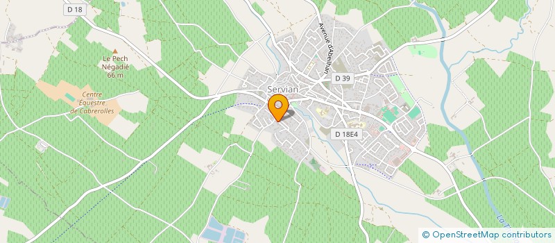 localisation de l'entreprise IMMOFORM  SERVIAN