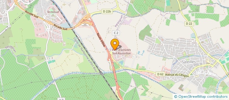 localisation de l'entreprise IMMOFOX  SALEILLES