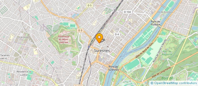 localisation de l'entreprise IMMOFRANCE à SURESNES