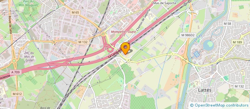 localisation de l'entreprise IMMOFRENES à LATTES