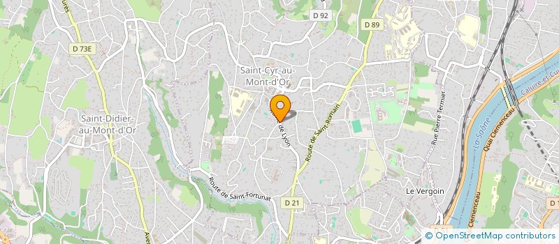 localisation de l'entreprise IMMOFREY  SAINT-CYR-AU-MONT-D'OR