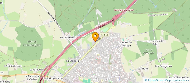 localisation de l'entreprise IMMOFYS  THORIGNE-FOUILLARD