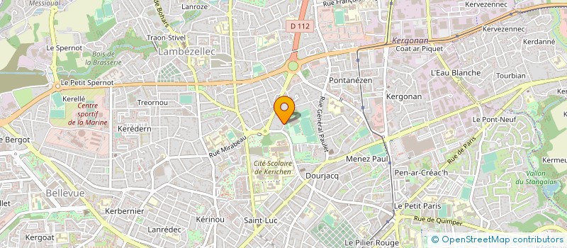 localisation de l'entreprise IMMOG2C à BREST