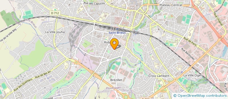 localisation de l'entreprise IMMOGA à SAINT-BRIEUC