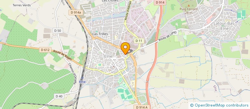 localisation de l'entreprise IMMOGARD66  ELNE