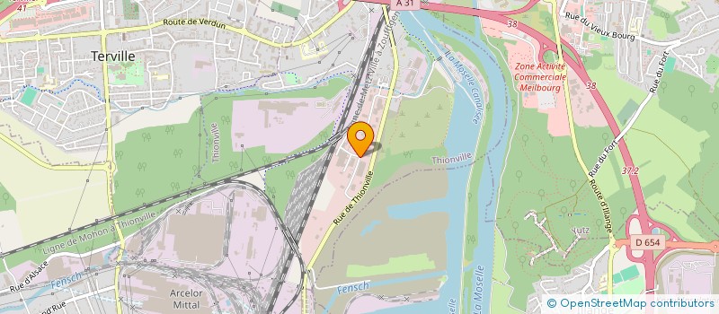 localisation de l'entreprise IMMOGASSION à THIONVILLE