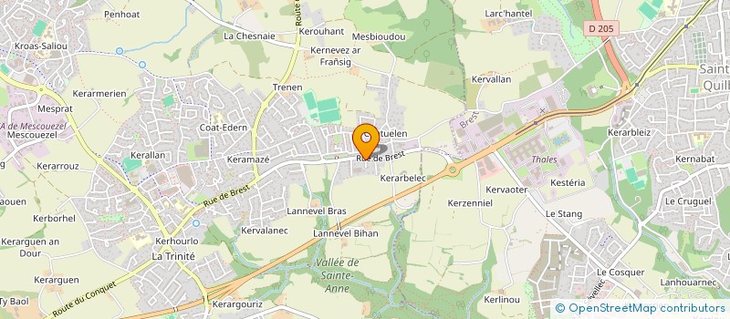 localisation de l'entreprise IMMOGAUDIN  PLOUZANE