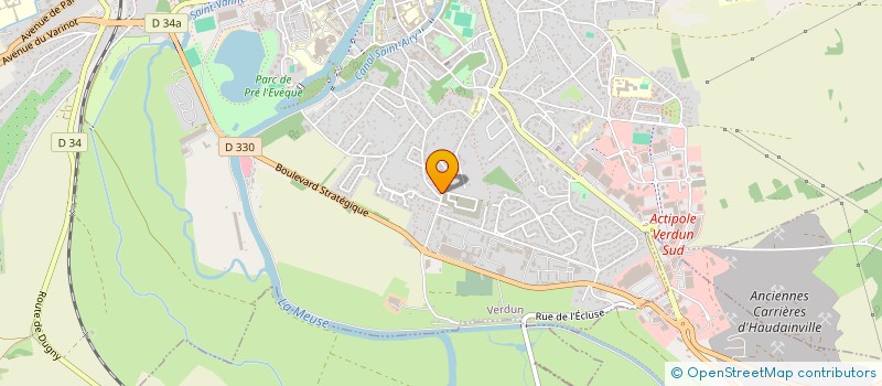 localisation de l'entreprise IMMOGDA à VERDUN