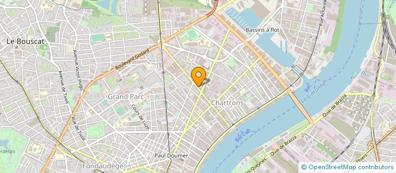 localisation de l'entreprise IMMOGEA à BORDEAUX