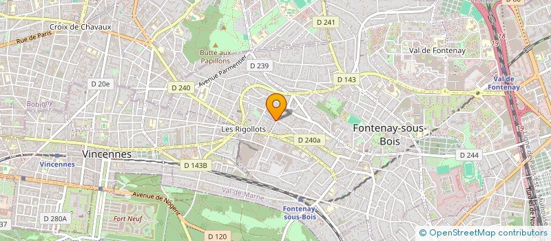 localisation de l'entreprise IMMOGEF ROUBLOT  FONTENAY-SOUS-BOIS