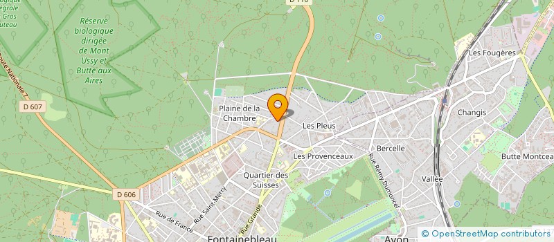 localisation de l'entreprise IMMOGEO77  FONTAINEBLEAU