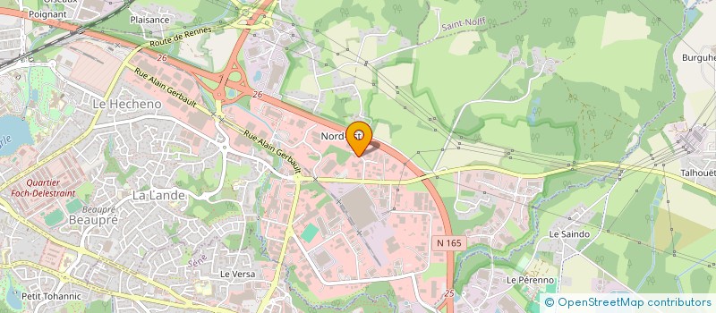 localisation de l'entreprise IMMOGER à VANNES