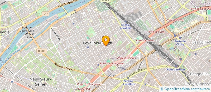 localisation de l'entreprise IMMOGERE CONSEIL à LEVALLOIS-PERRET