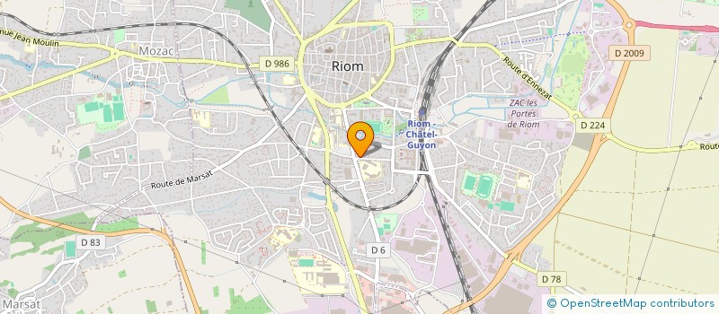 localisation de l'entreprise IMMOGERE SERVICES  RIOM