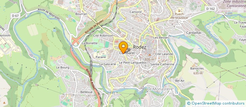 localisation de l'entreprise IMMOGEST à RODEZ