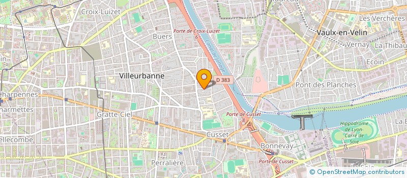 localisation de l'entreprise IMMOGESTIA26  VILLEURBANNE