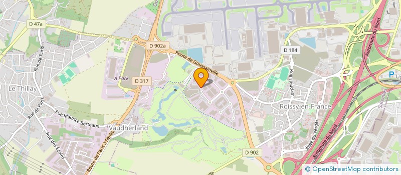 localisation de l'entreprise IMMOGESTION  ROISSY-EN-FRANCE