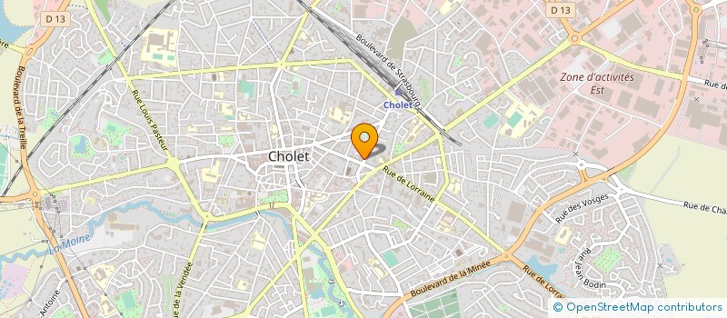 localisation de l'entreprise IMMOGESTION EDEN I à CHOLET