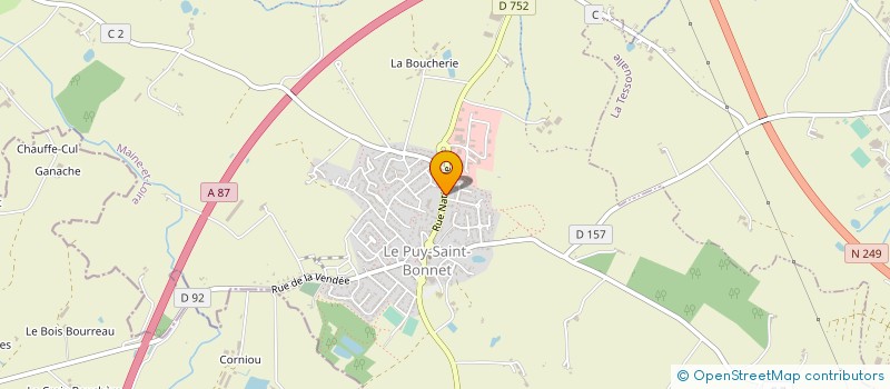 localisation de l'entreprise IMMOGESTION SYND COPROP EDEN II à CHOLET