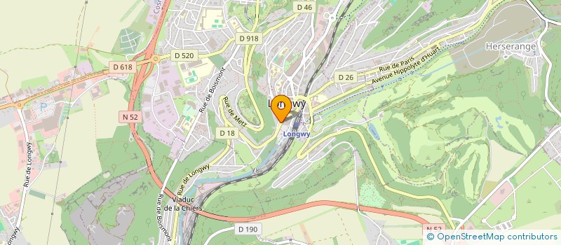 localisation de l'entreprise IMMOGESTION54 à LONGWY