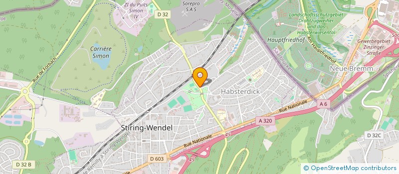 localisation de l'entreprise IMMOGESTIONP  STIRING-WENDEL