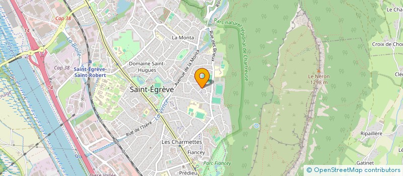 localisation de l'entreprise IMMOGLAP  SAINT-EGREVE