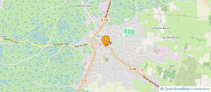 localisation de l'entreprise IMMOGOIS  BEAUVOIR-SUR-MER