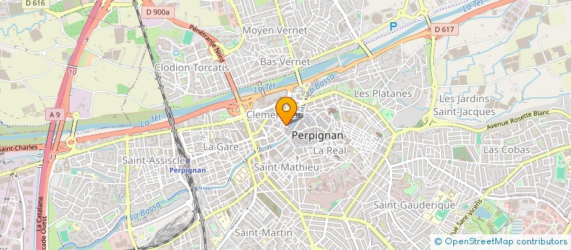 localisation de l'entreprise IMMOGREEN - CONCEPT DEVELOPPEMENT  PERPIGNAN