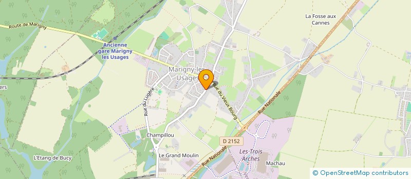 localisation de l'entreprise IMMOGRES  MARIGNY-LES-USAGES
