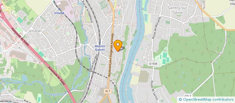 localisation de l'entreprise IMMOGROUP T&K à CORBEIL-ESSONNES