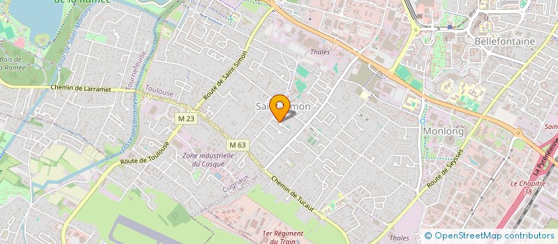 localisation de l'entreprise IMMOGUI à TOULOUSE
