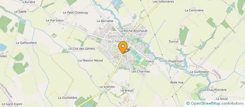 localisation de l'entreprise IMMOGUICH  SAINT-DENIS-LA-CHEVASSE