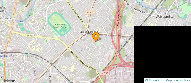 localisation de l'entreprise IMMOGUY à MARCQ-EN-BARŒUL