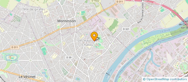 localisation de l'entreprise IMMOHALLES  SARTROUVILLE