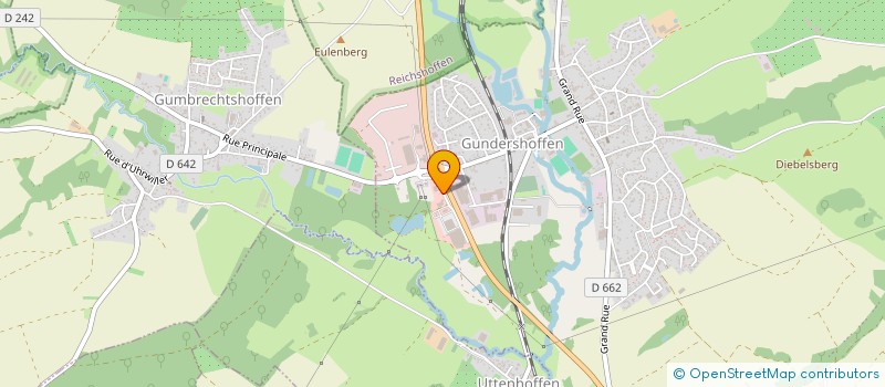 localisation de l'entreprise IMMOHARDT  GUNDERSHOFFEN