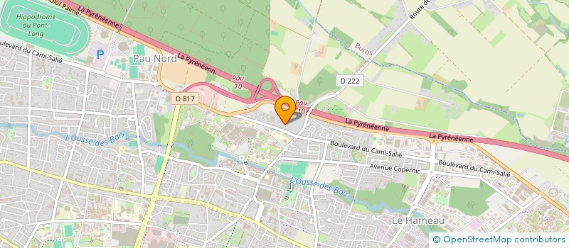 localisation de l'entreprise IMMOHYDRE à PAU