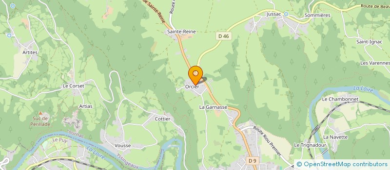 localisation de l'entreprise IMMOINVEST  RETOURNAC