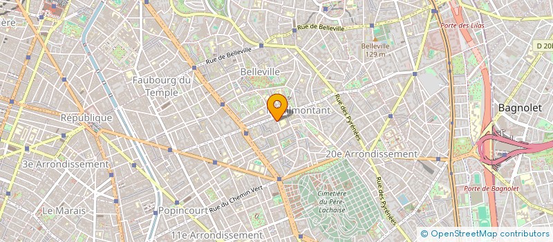 localisation de l'entreprise IMMOJ  PARIS