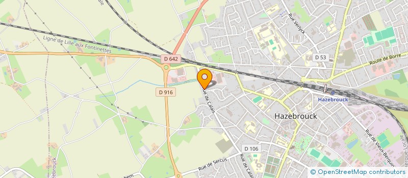 localisation de l'entreprise IMMOJARDIN  HAZEBROUCK