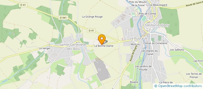 localisation de l'entreprise IMMOJED à SAINTE-GENEVIEVE-DES-BOIS
