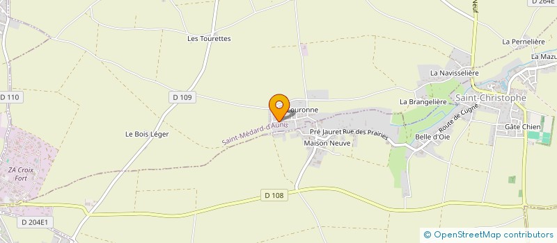 localisation de l'entreprise IMMOJED  SAINT MEDARD D'AUNIS