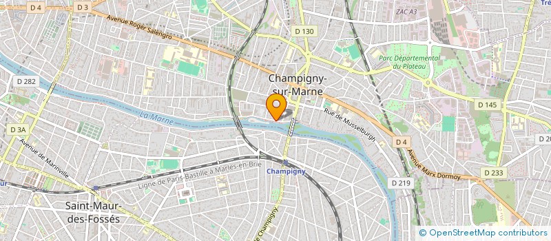 localisation de l'entreprise IMMOJIA à CHAMPIGNY-SUR-MARNE