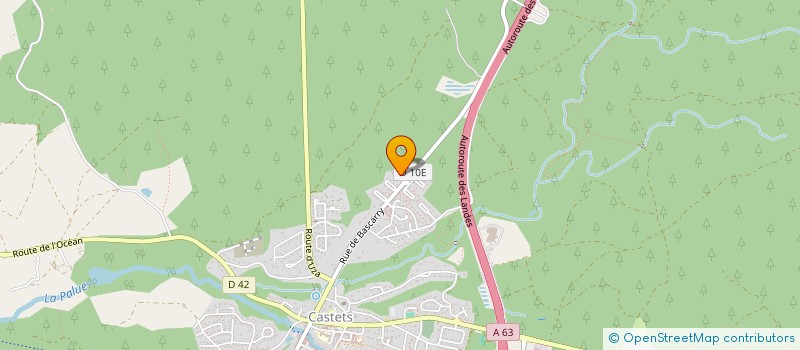 localisation de l'entreprise IMMOJOE  CASTETS