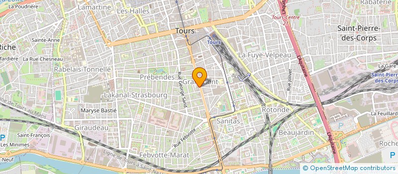 localisation de l'entreprise IMMOJOUE  TOURS